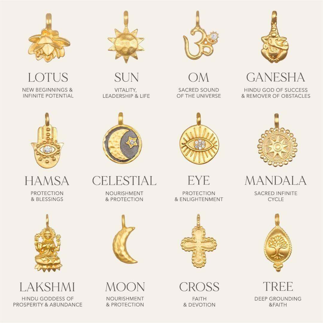 Ganesha Lotus Pendant Necklace - Spiritual Elephant Jewelry for Women | Hindu God Blessing Gift for Yoga, Meditation & Spiritual Protection | JX402