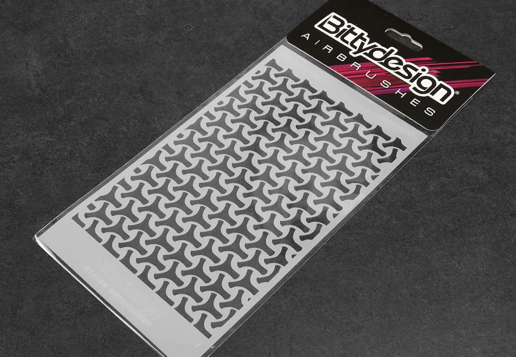 Vinyl Paint Stencil Template - Ipnotic V5 DIY Art Kit for Walls, Wood, Fabric - Perfect for Home Decor, Crafts & Custom Projects