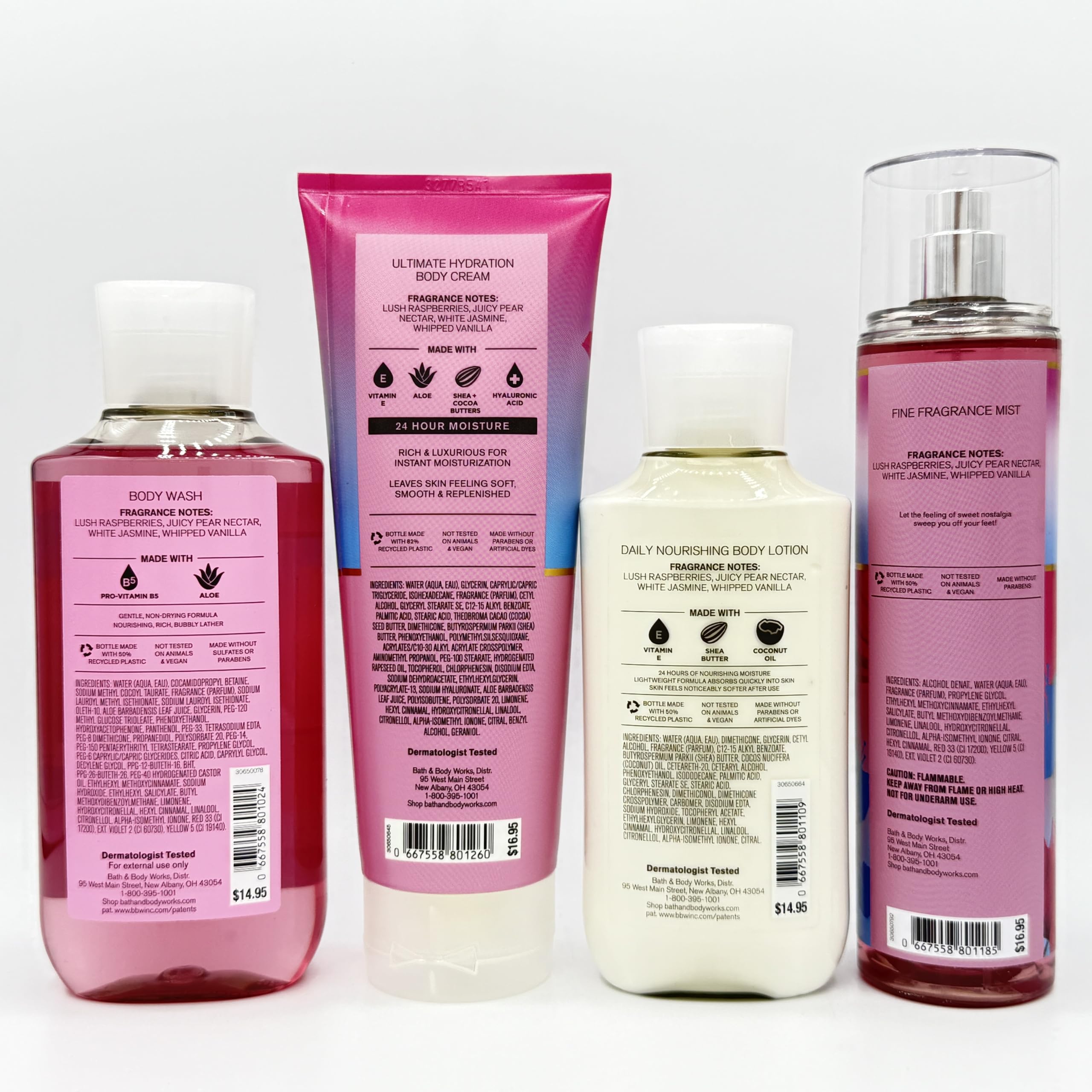 Carried Away 4-Piece Bath & Body Gift Set - Moisturizing Body Wash, Hydrating Body Cream, Nourishing Lotion & Fragrance Mist | Perfect for Self-Care, Spa Days & Gifts