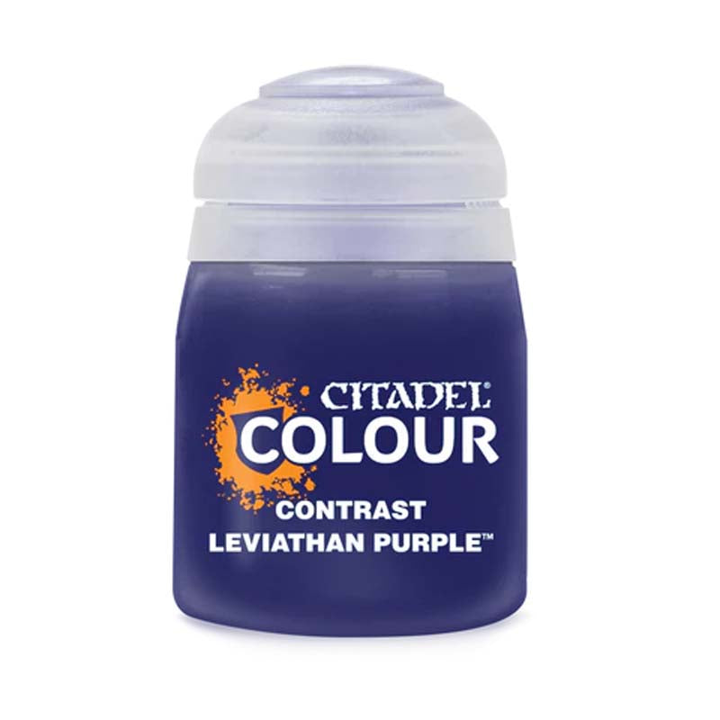 Citadel Contrast Paint - Leviathan Purple (28ml) | Fast-Drying Acrylic Miniature Paint for Warhammer & Tabletop Gaming | Perfect for Shading & Detailing Miniatures