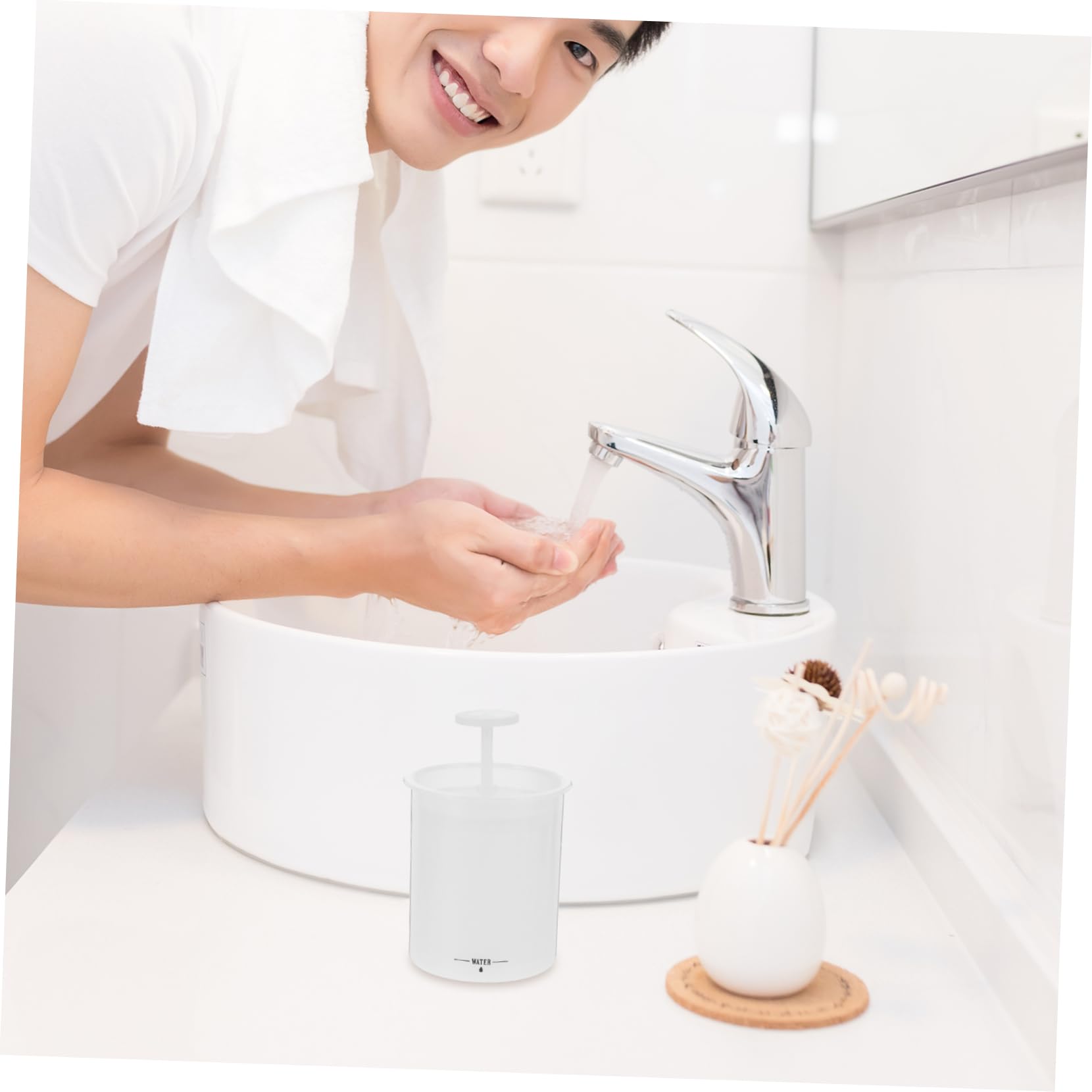 2pcs Portable Facial Cleansing Cup - Electric Bubble Maker for Deep Cleaning & Exfoliation | Perfect for Travel, Spa, and Daily Skincare Routine