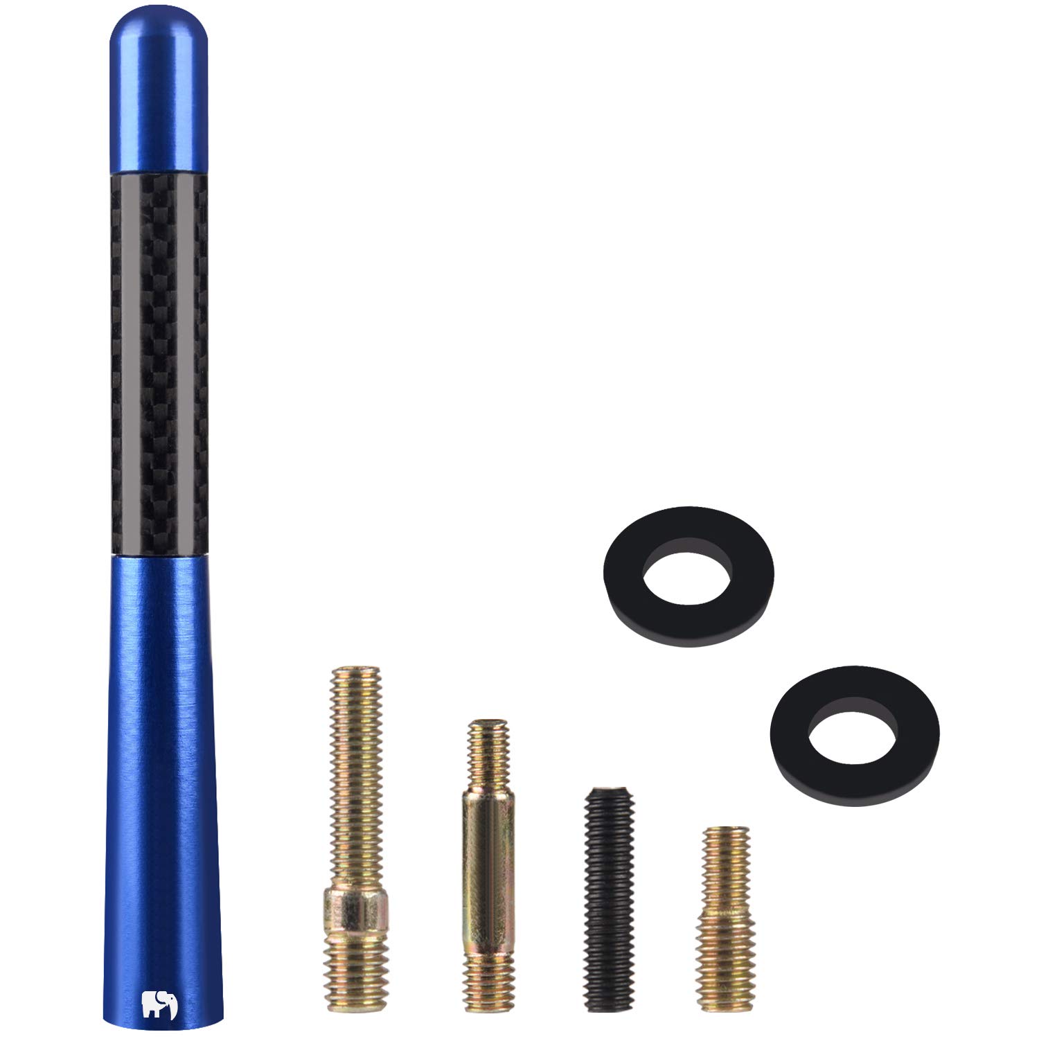 Mini Cooper Short Antenna - Compatible with All Models (Blue) for Enhanced Signal