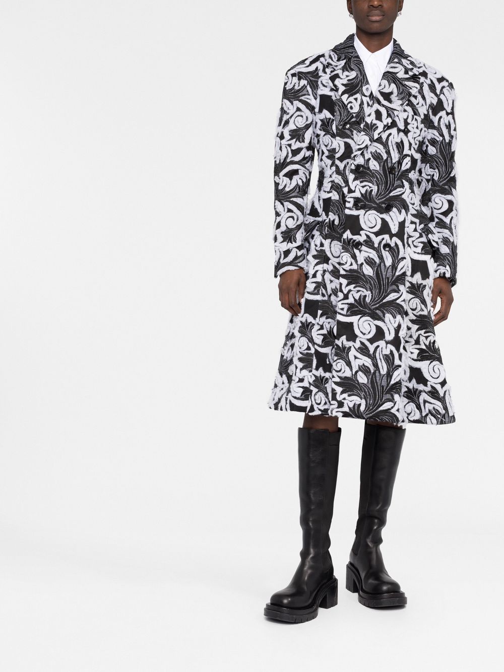 Comme des Garcons Black Coat for Women - Stylish Winter Jacket for Fashion & Outdoor Activities