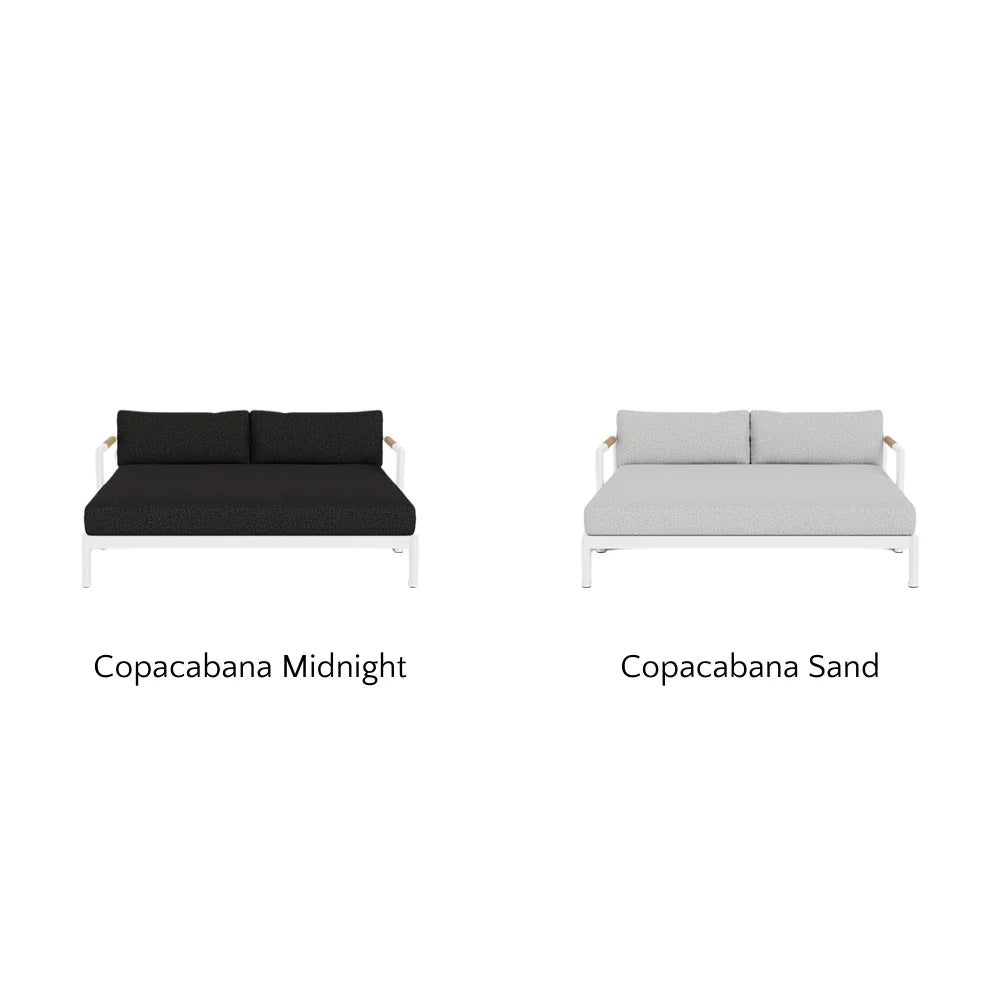Breeze XL Daybed - Modern Outdoor Patio Lounger with Cushion, Waterproof & UV Resistant - Perfect for Poolside, Garden, or Backyard Relaxation