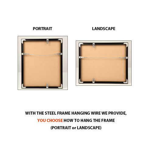 14x22 Metal Picture Frame - Wide Face Poster Display Frame in 4 Finishes (Black, Silver, Gold, White) + Custom Sizes - Perfect for Home Decor, Office Wall Art & Photo Displays