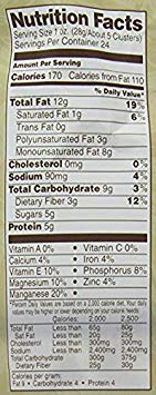True North 100% Natural Mixed Nuts Clusters - Almonds, Pecans, Cashews - Family Value 2-Pack (24oz Each) | Healthy Snack for Office, Travel & Home