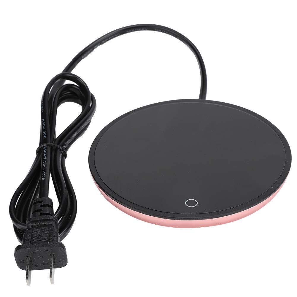 Electric Waterproof Touch Heating Cup Warmer Pad - Coffee Mug Warmer for Office & Home, Keeps Tea, Cocoa, Milk Hot - Perfect for Desks, Nightstands, and Kitchen Countertops