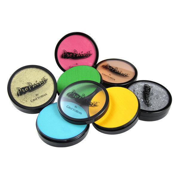 Graftobian ProPaints - Professional Water-Based Face & Body Paint Set for Halloween, Cosplay & Theater Makeup - Safe for Kids & Adults