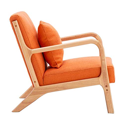 Single Person Chaise Lounge Sofa - Modern Guest Chair for Living Room, Bedroom & Patio - Comfortable One-Person Furniture Piece for Relaxing & Lounging