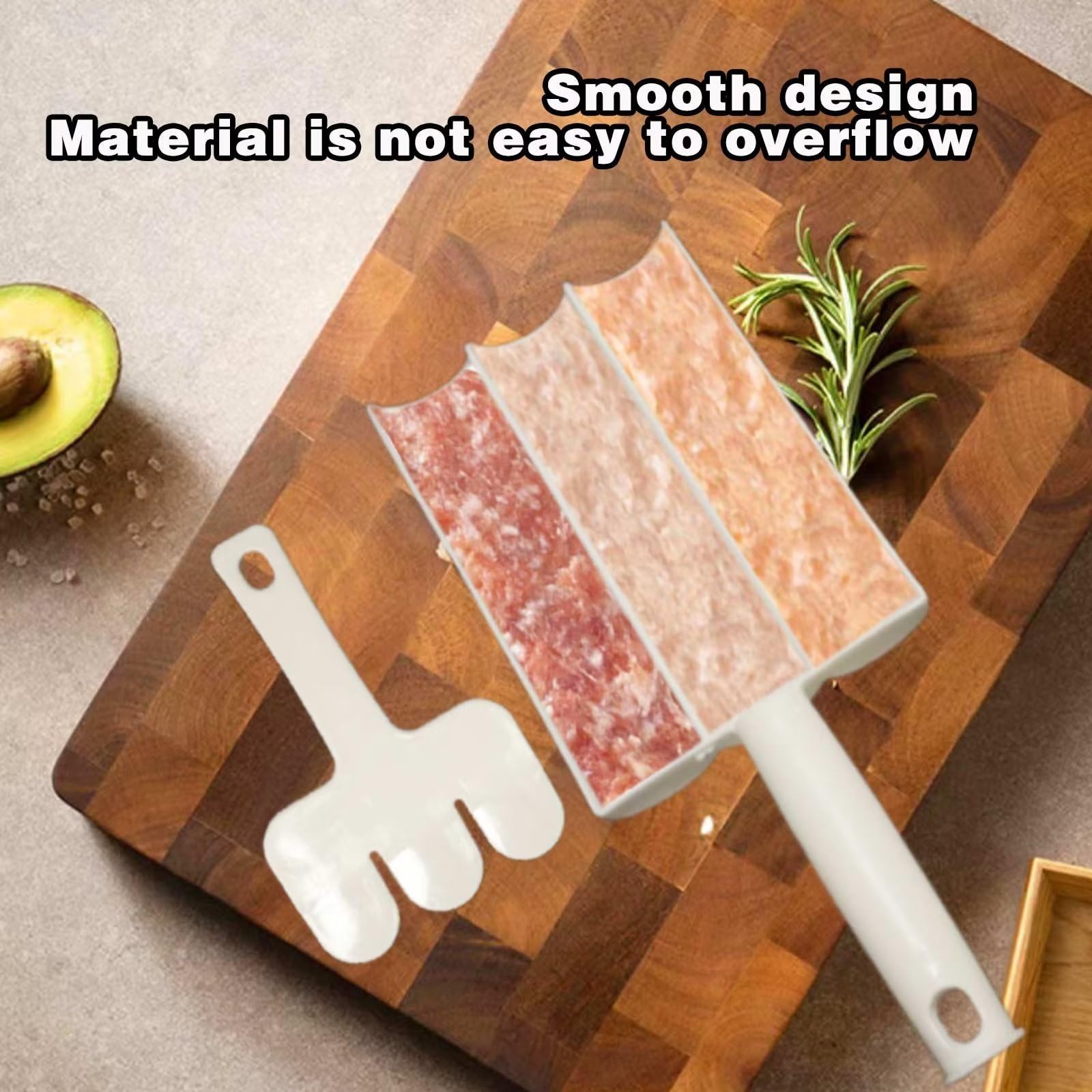 2Pcs Meatball Maker Tool - Kitchen Meatball Mold for Perfectly Sized Meatballs (3 at a Time) - Fast & Efficient Meatball Shaper for Homemade Cooking, Meal Prep & Party Food
