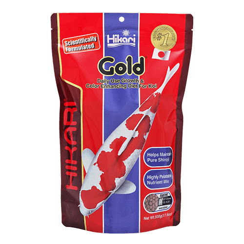 Hikari Koi Gold Floating Pellet Fish Food - Premium Floating Pellets for Koi, Goldfish & Pond Fish - Ideal for Outdoor Ponds, Water Gardens & Aquariums