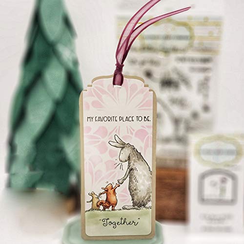 Bunny Rabbit Mouse Animal Spider Metal Die Cuts & Clear Stamps Set for Card Making, Scrapbooking, Paper Crafts - Perfect for DIY Greeting Cards, Invitations, and Memory Albums