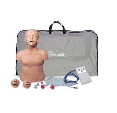Brad Jr. CPR Training Manikin with Electronic Feedback & LED Indicator - Perfect for First Aid Classes, CPR Certification, and Emergency Preparedness Training