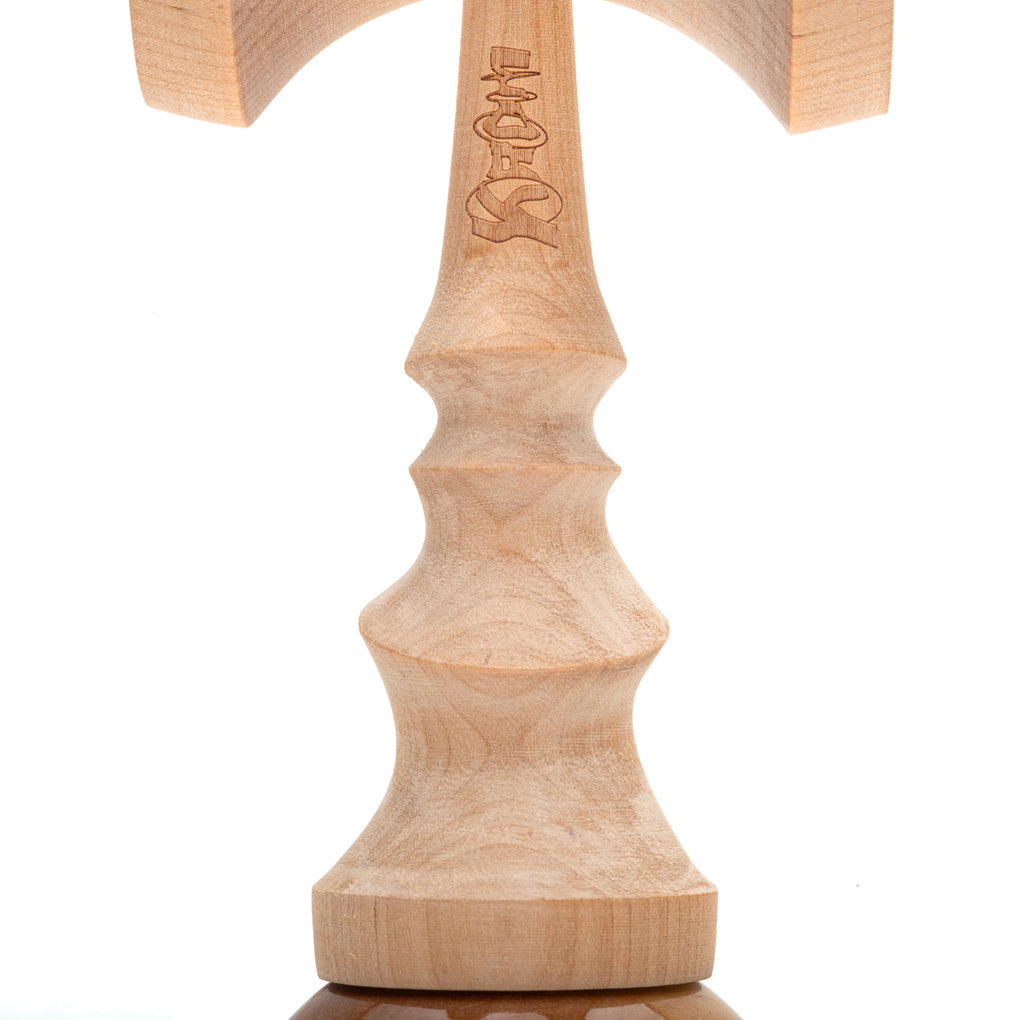 Krom Twister Kendama - Professional Wooden Japanese Skill Toy for Kids & Adults - Perfect for Stress Relief, Hand-Eye Coordination & Fun Outdoor Play