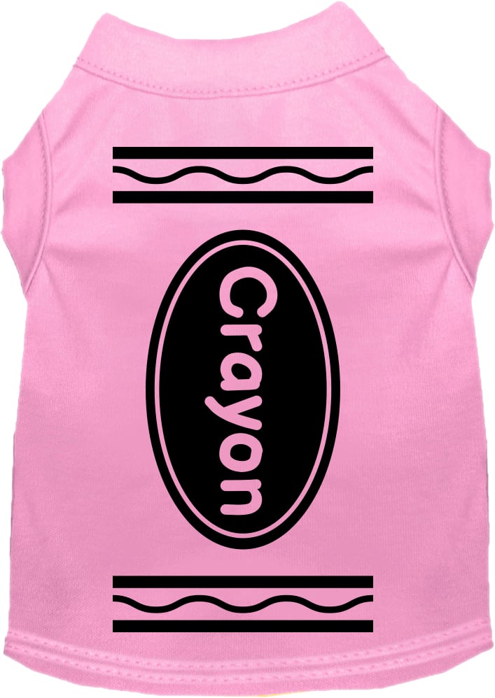 Colorful Crayon Costume Screen Print T-Shirt for Kids - Fun Dress-Up & Art Party Outfit