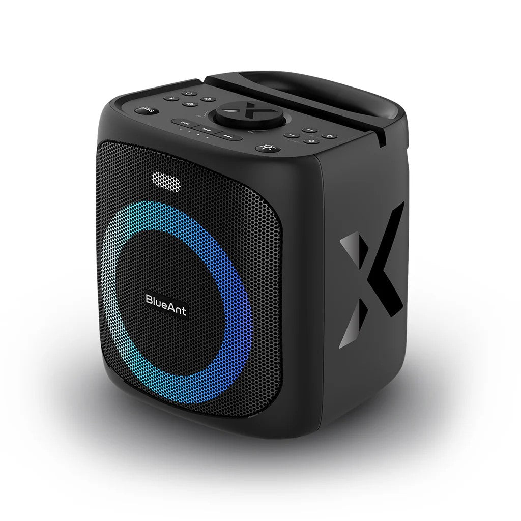 BlueAnt X4 Portable 50W Bluetooth Party Speaker - Wireless Outdoor Speaker with Powerful Bass, IPX5 Waterproof, 20H Playtime for Pool Parties, Beach, Camping & Backyard Gatherings