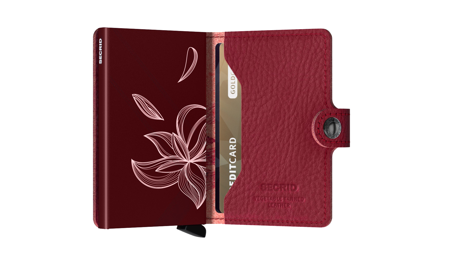 SECRID RFID Mini Wallet with Stitch Design - Slim & Secure Card Holder for Travel, Business & Everyday Use