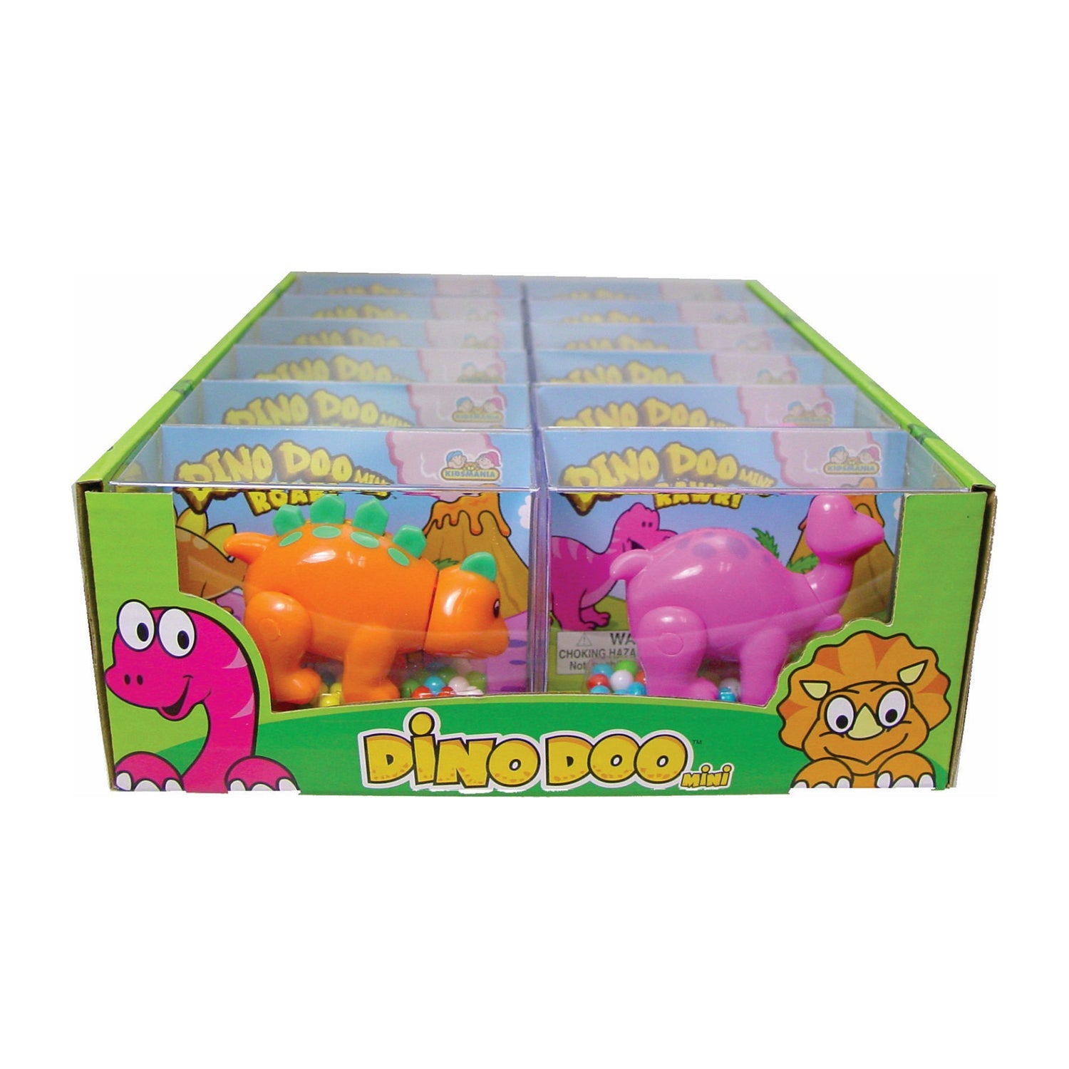 Kidsmania Mini Dino Doo Dinosaur Gummy Candy | 12 Count Box | Fun Snacks for Kids Birthday Parties, School Treats & Halloween Goodie Bags