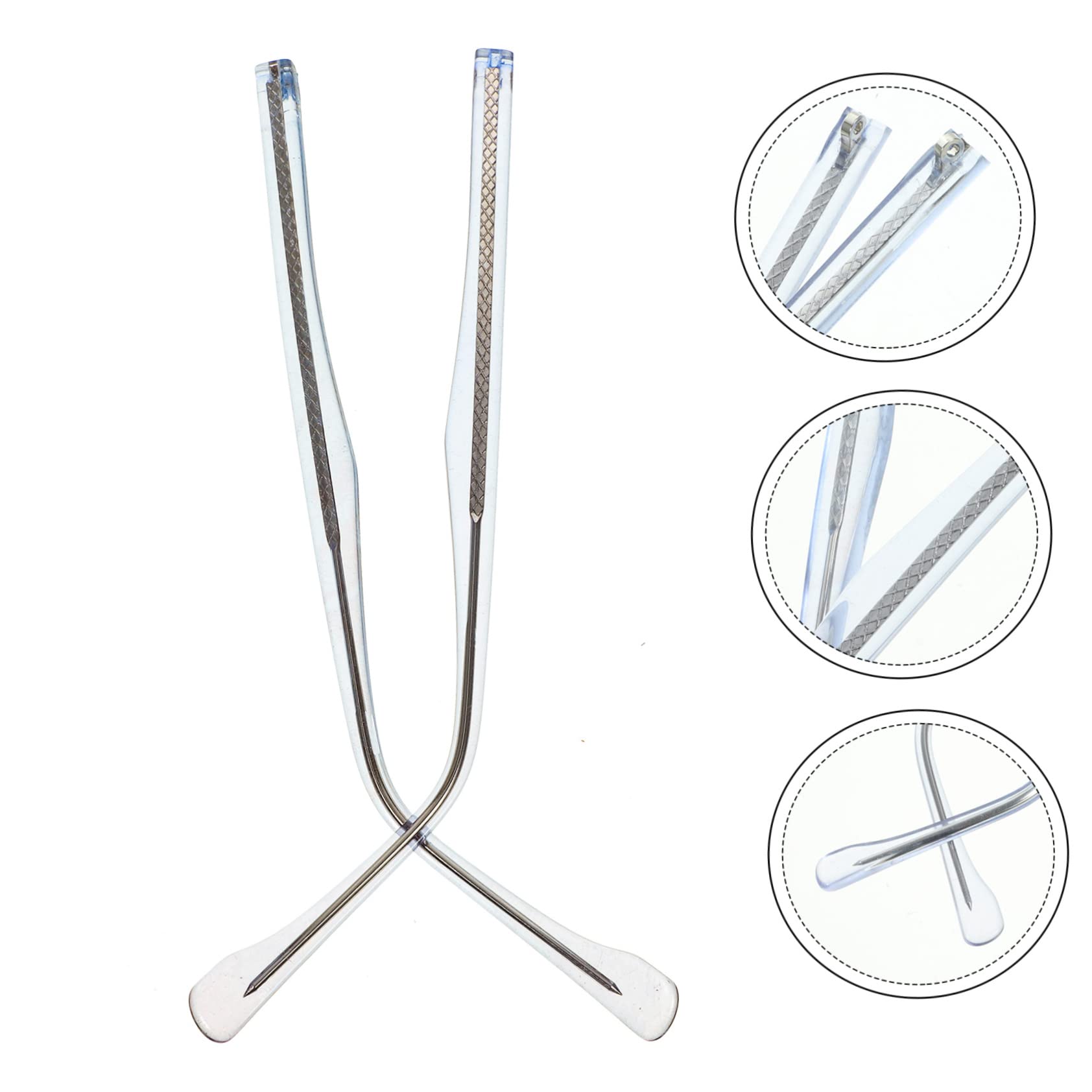 NUOBESTY 5 Pairs Universal Glasses Frame Temple Replacement Arms - Metal Hinge Sleeves for Eyeglasses & Sunglasses Repair - Perfect for Broken Frames, DIY Fixes, and Optical Accessories Replacement