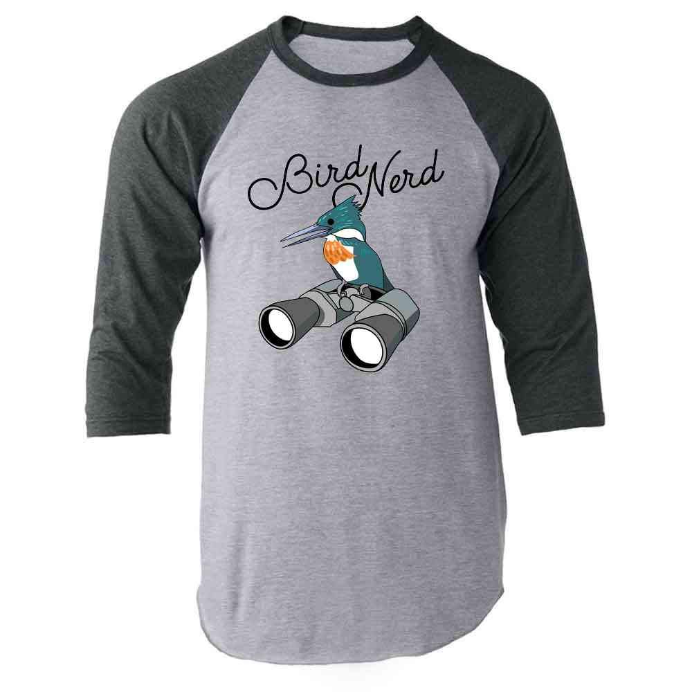 Pop Threads Bird Nerd Graphic T-Shirt for Men - Funny Birdwatching Tee with Cute Design - Perfect for Outdoor Activities, Casual Wear & Gifts