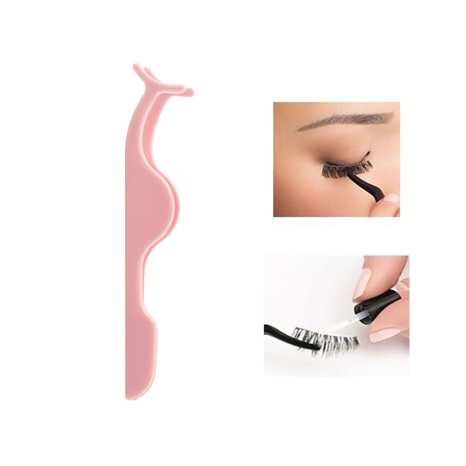 Professional Hair Removal Tweezers & Eyelash Extension Clips - Precision Beauty Tools for False Eyelash Application, Eyebrow Shaping & Makeup Practice (Single Color) - Perfect for Salon Professionals & Home Beauty Care