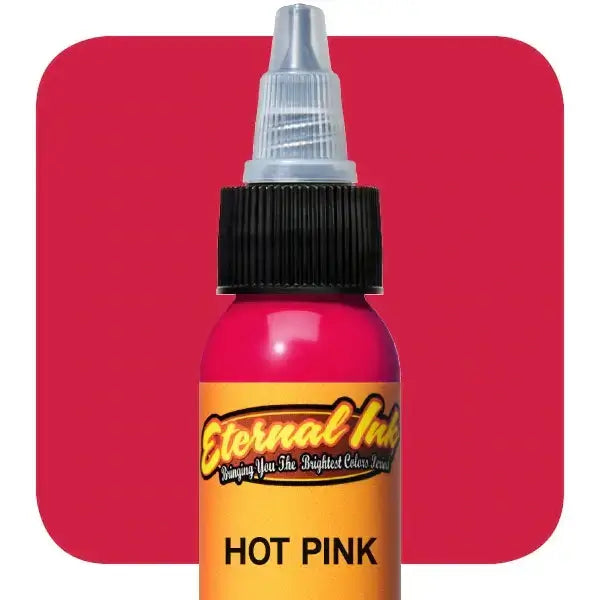 Eternal Ink - Premium Hot Pink Tattoo Ink for Professional Artists & Tattoo Enthusiasts | Long-Lasting Vibrant Color for Sleeves, Cover-Ups & Body Art