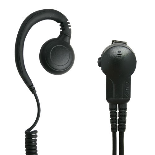 ARC G34014 Earloop Headset with Lapel Mic - Compatible with Vertex VX & EVX Two-Way Radios (See Compatibility List) - Perfect for Security, Construction & Event Communication
