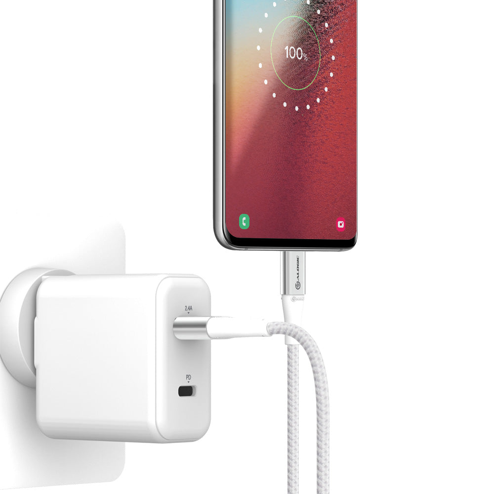 Fast Charging USB 2.0 to USB C Cable - 3A 480Mbps High Speed Data Sync - Compatible with Smartphones, Tablets, Laptops & More | Perfect for Home, Office & Travel Charging