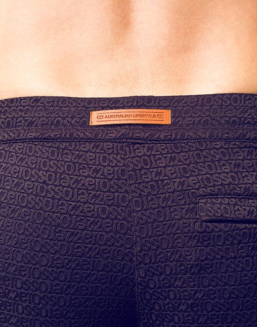 2Eros Signet S90 Textured Swim Shorts for Men - Quick-Dry Beach Board Shorts with Comfortable Elastic Waistband - Perfect for Swimming, Surfing, and Summer Vacation