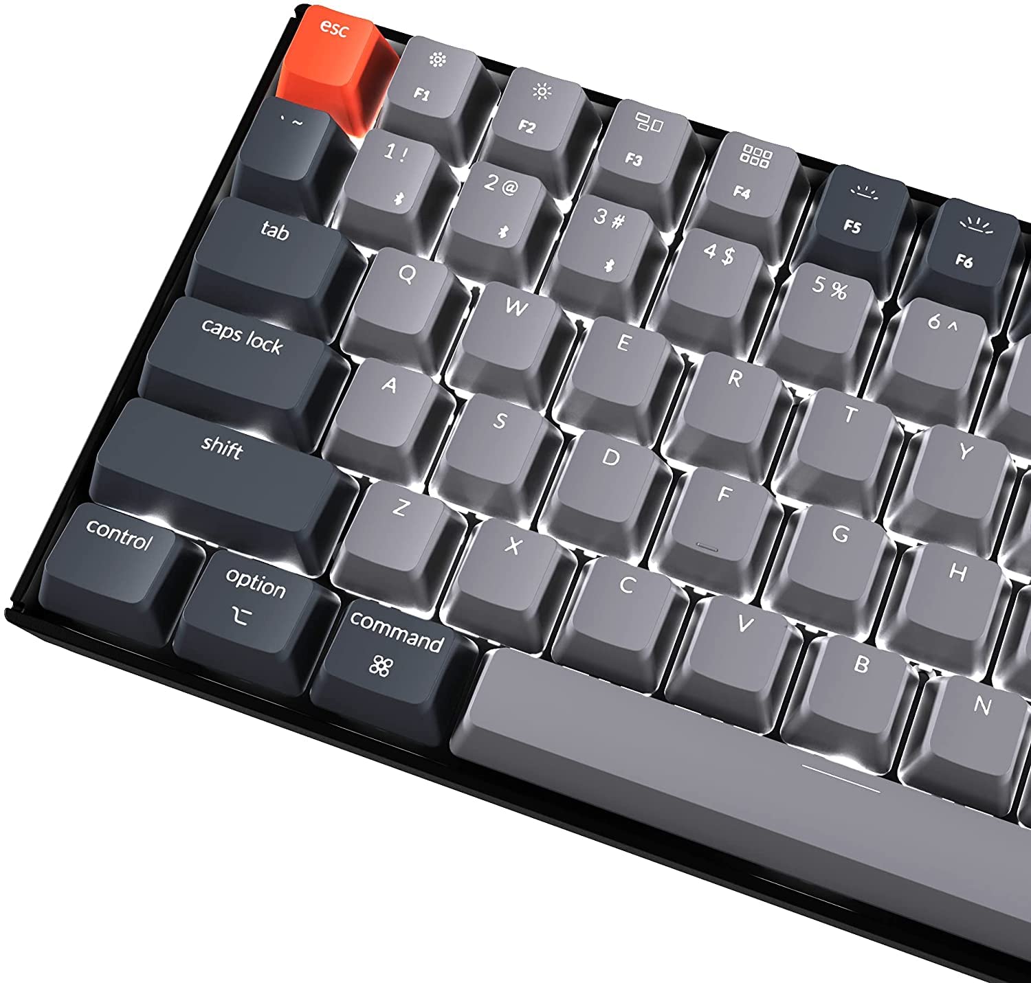 Keychron K4 Version 2 Wireless Mechanical Gaming Keyboard - 100-Key Bluetooth/USB-C Wired Keyboard with White LED Backlight, Gateron G Pro Red Switches, 96% Compact Layout for Mac & Windows PC (Plastic Frame) - Perfect for Office Work, Gaming & Programming