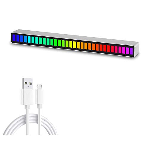 SHIJIANX RGB LED Strip Lights with Sound Control & Music Sync - USB-Powered Color Changing Light Strips for Room Decor, Gaming Setup, and Party Atmosphere