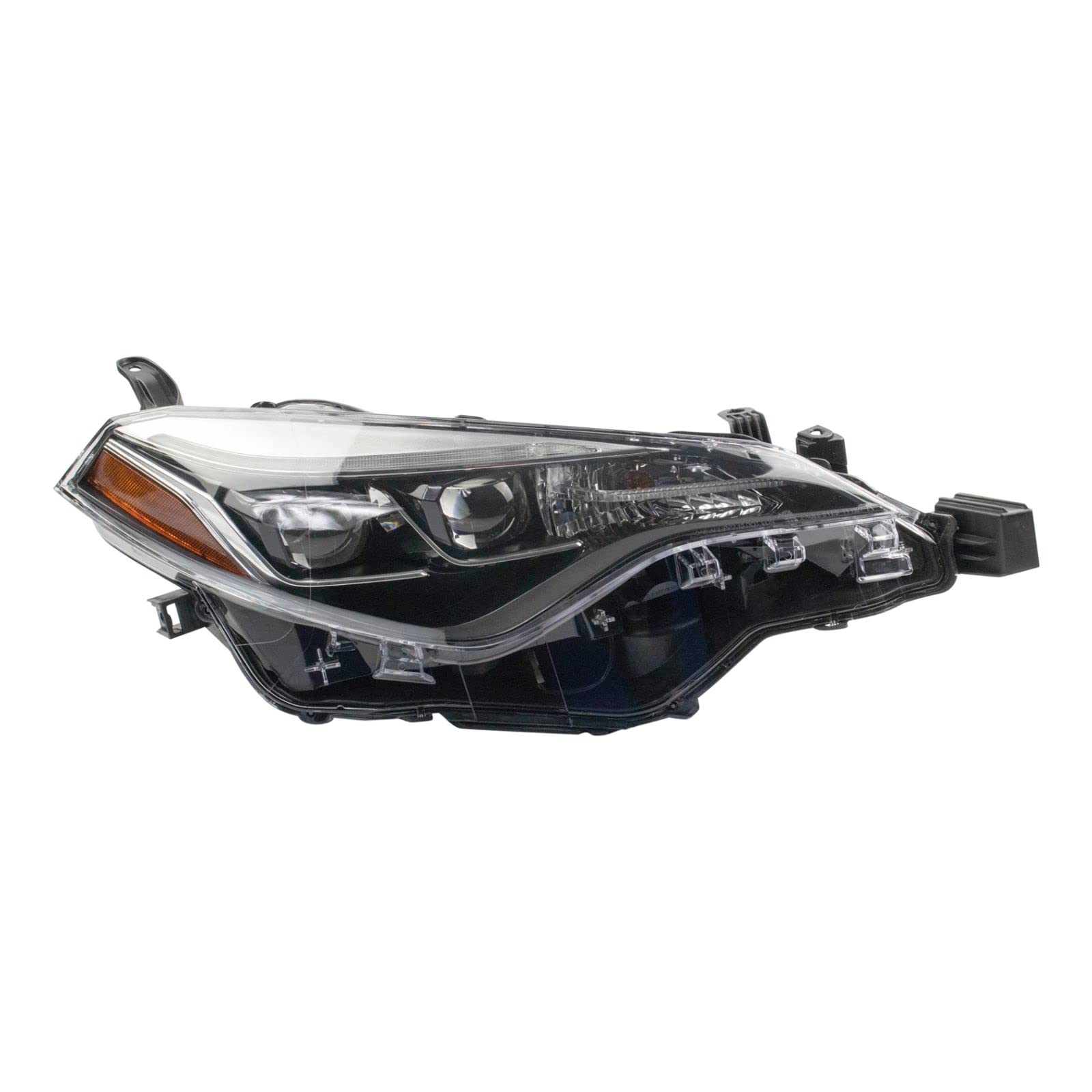 2017-2019 Toyota Corolla Right Passenger Side Headlight Assembly Replacement - TO2503250 - Perfect for Night Driving & Road Safety