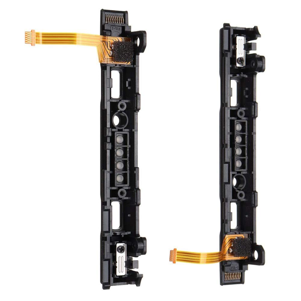 Original Title: Left Right Slide Rail Replacement Slider Rail with Sensor Flex Cable for Nintendo Switch Joy Con Controller L R Switch Middle Button Holder   Optimized Title: Nintendo Switch Joy-Con Left/Right Slide Rail Replacement with Sensor Flex Cable - Compatible with L/R Controllers & Middle Button Holder - Perfect for DIY Repairs & Controller Maintenance
