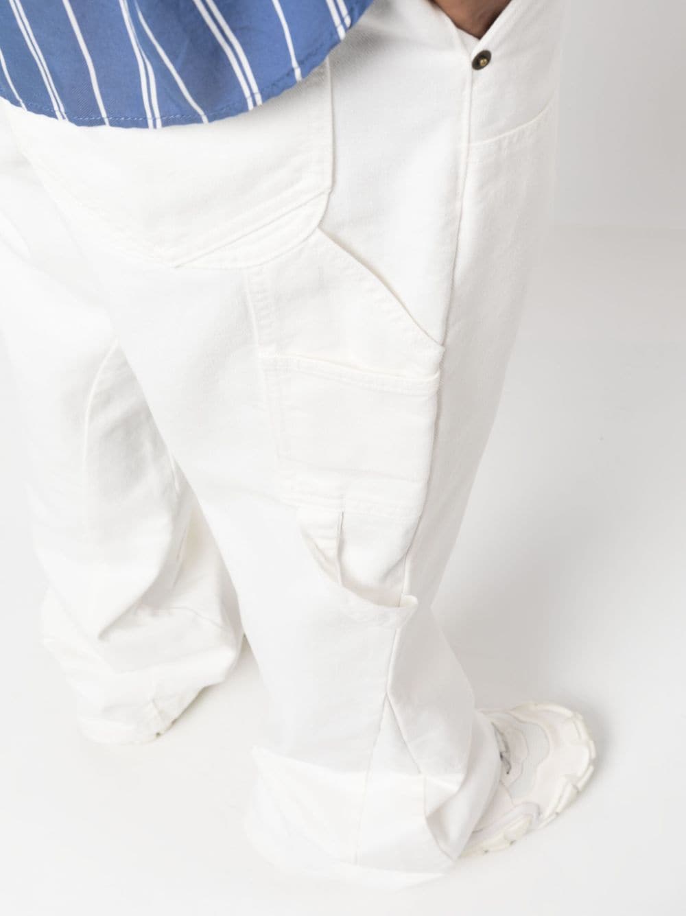 DARKPARK Women's High Waist White Jeans - Slim Fit Stretch Denim Pants for Casual Wear & Everyday Outfits