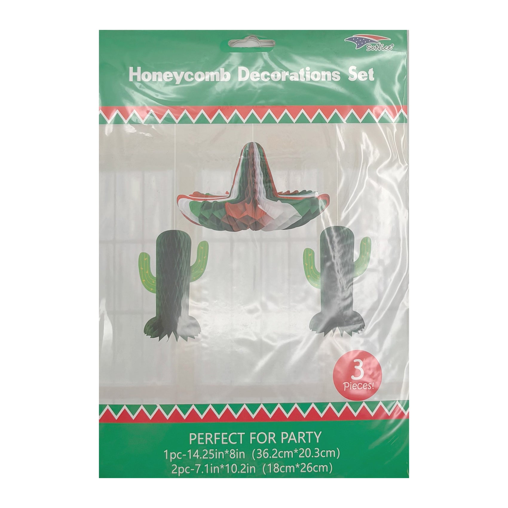 Cactus Honey Comb Hat - 3-Piece Set with Storage Bag | Perfect for Beach, Pool, and Summer Outdoor Activities