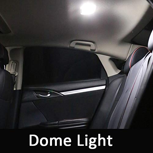AWALITED 6-Piece Interior LED Light Kit - Super Bright LED Map & Dome Bulbs for 2014-2020 Nissan Rogue (All Models) - Perfect for Night Driving & Car Interior Upgrade