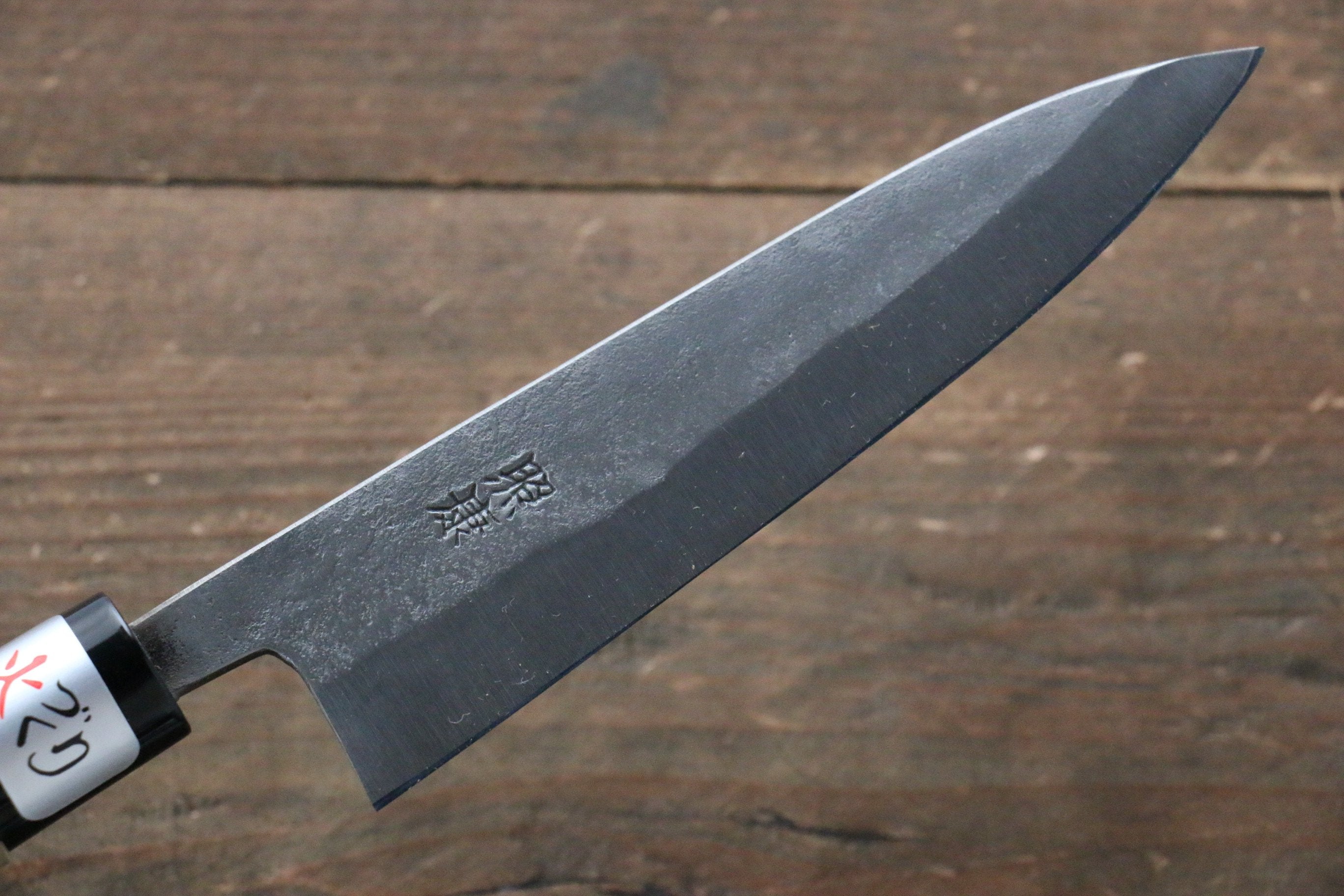 Premium Fujiwara Teruyasu White Steel No.1 Nashiji Petty Knife 135mm - Japanese Magnolia Wood Handle - Perfect for Slicing Fruits, Vegetables & Boneless Meat - Ideal for Home Chefs & Professional Kitchens