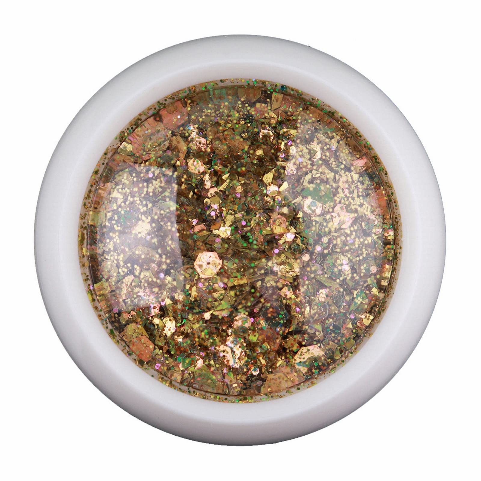 Bulk Nail Sequins & Glitter Powder - Colorful Nail Jewelry & Flash Demon's Pupil Nail Accessories for DIY Manicure, Nail Art, Salon & Party Makeup