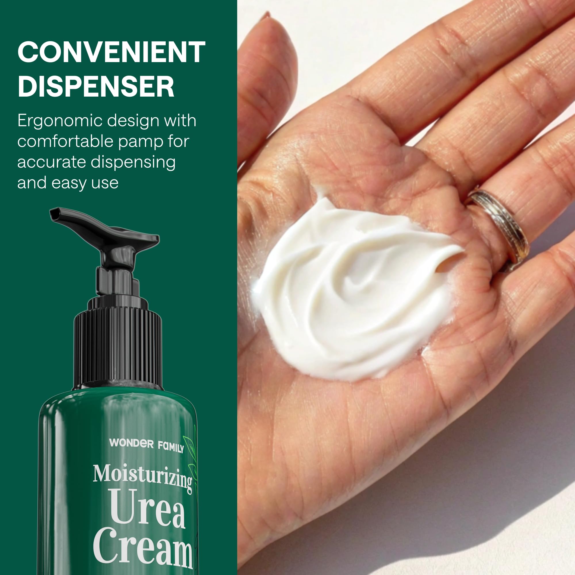 40% Urea Foot Cream with 2% Salicylic Acid, Aloe & Tea Tree Oil - Maximum Strength Athlete's Foot Treatment & Cracked Heel Repair - Intense Moisturizing Dry Skin Cream for Hands & Feet - Perfect for Daily Foot Care & Cracked Skin Relief