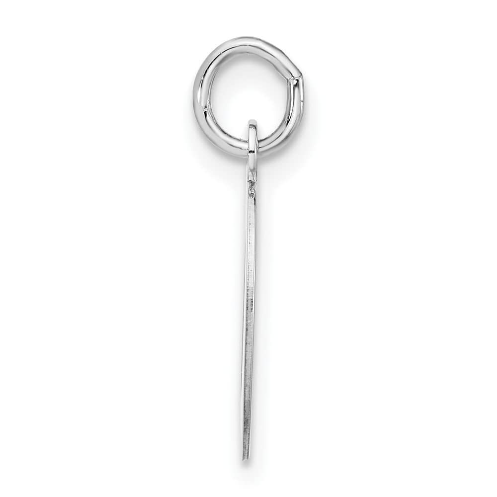 Sterling Silver Black Bow Pendant Necklace - Kate Collection with Bubble Block Initial D - Elegant Gift for Women, Perfect for Birthdays, Anniversaries & Special Occasions