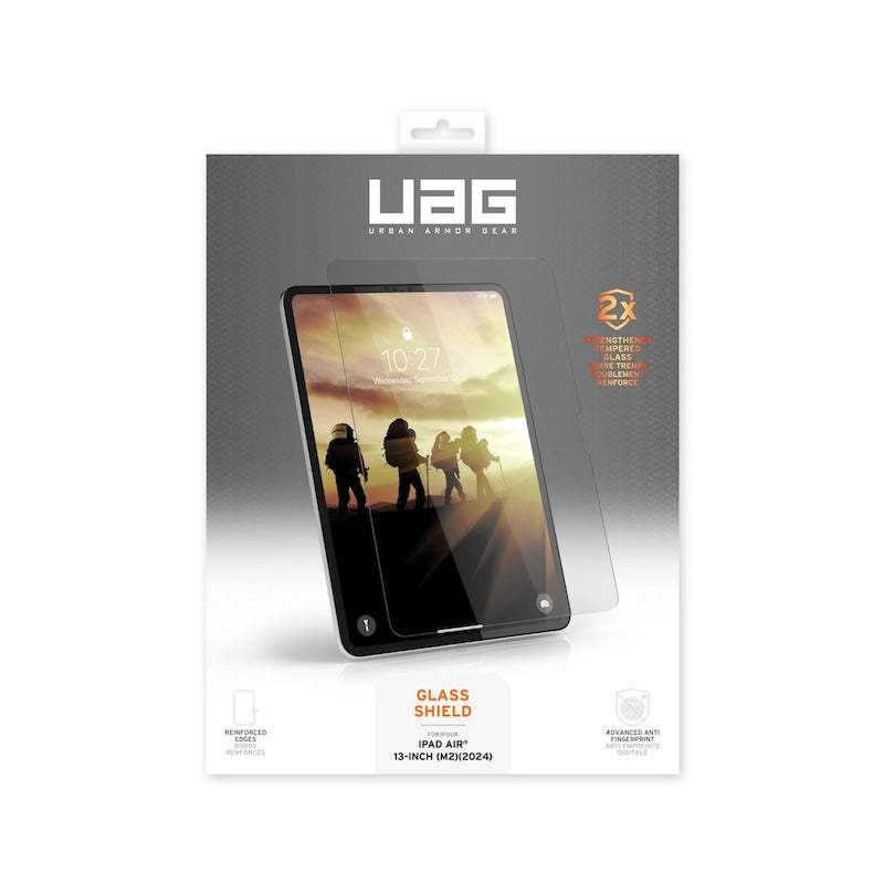 UAG Screen Protector for iPad Air 13 M2 - Tempered Glass, Anti-Scratch & Bubble-Free - Perfect for Work, Travel & Entertainment