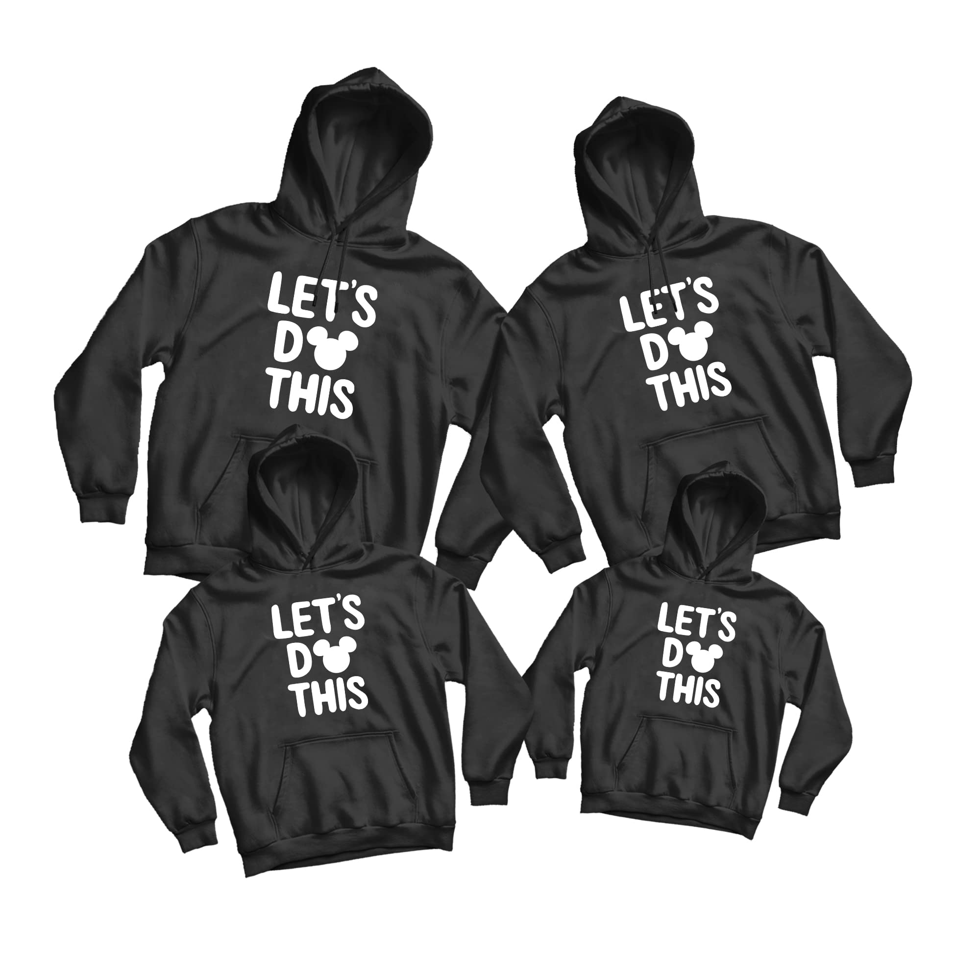 Mickey & Minnie Mouse Hooded Sweatshirt - Natural Cotton Disney Magic Kingdom Hoodie for Women & Men | Perfect for Theme Parks, Disney Vacations & Casual Wear