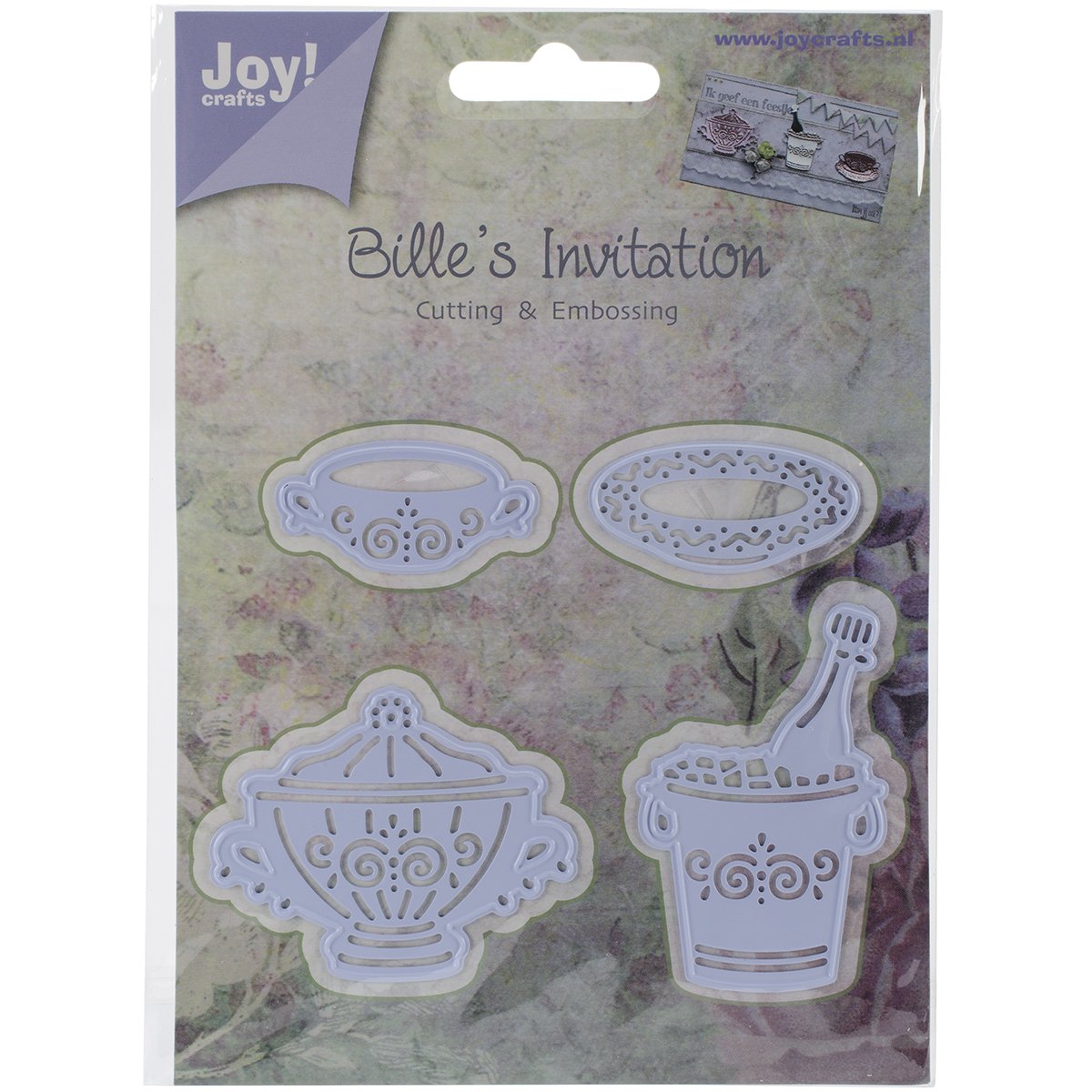 Premium Wine Cooler & Soup Cup Die-Cut Embossing Dies for Scrapbooking & Card Making – Perfect for DIY Crafts, Home Decor, and Gift Packaging