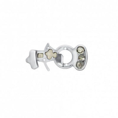 15-Speed Chrome Plastic Splitter Button for RC Cars, Drones & DIY Projects - High-Performance Gear Shifter for Hobbyists