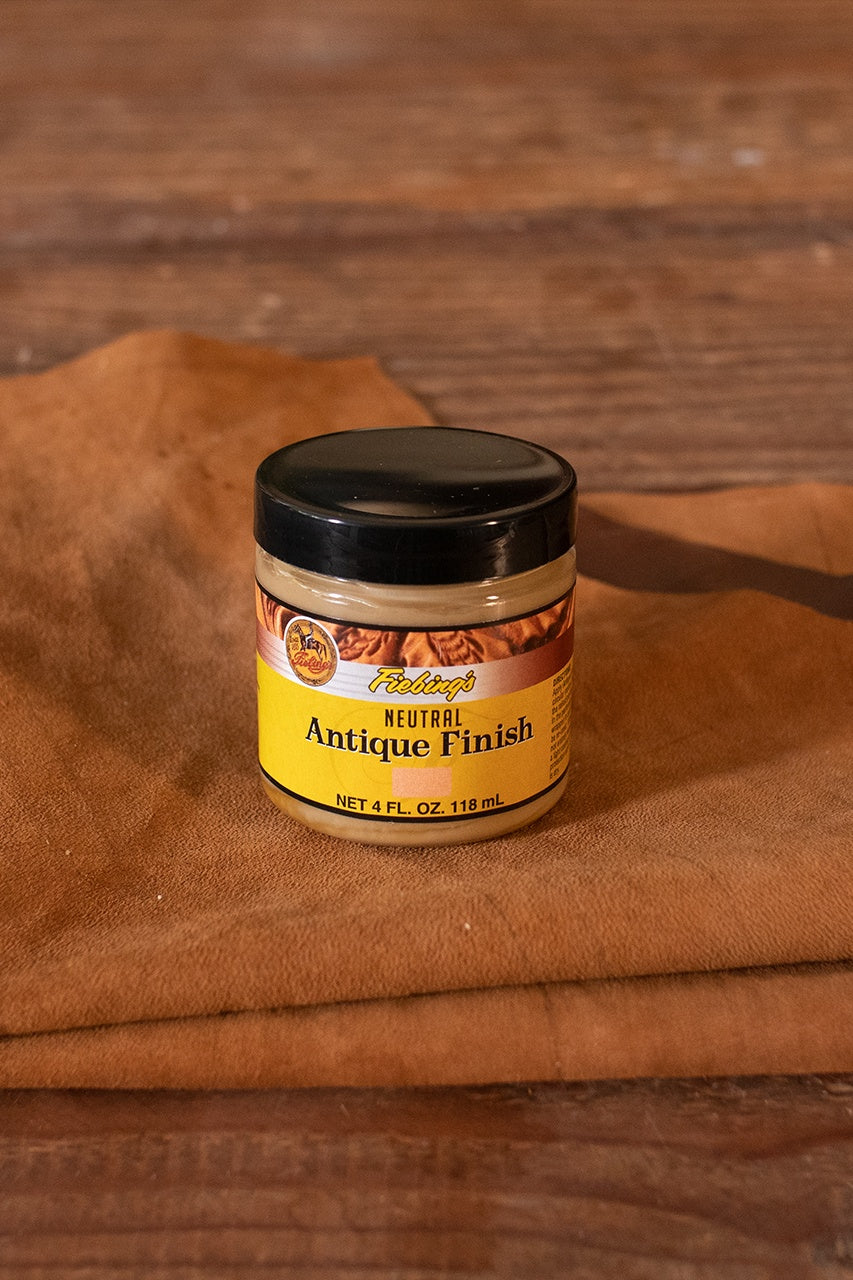 Antique Leather Finish Fiebing's 118 ml Neutral Leather Dye - Perfect for Leather Crafting, Shoe Repair & DIY Leather Projects