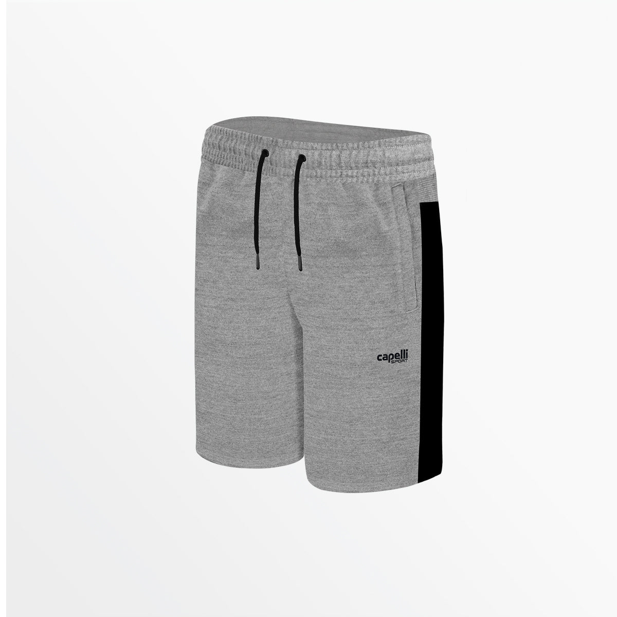 Youth Heather Grey Athletic Shorts - Comfortable & Breathable for Running, Gym, and Casual Wear