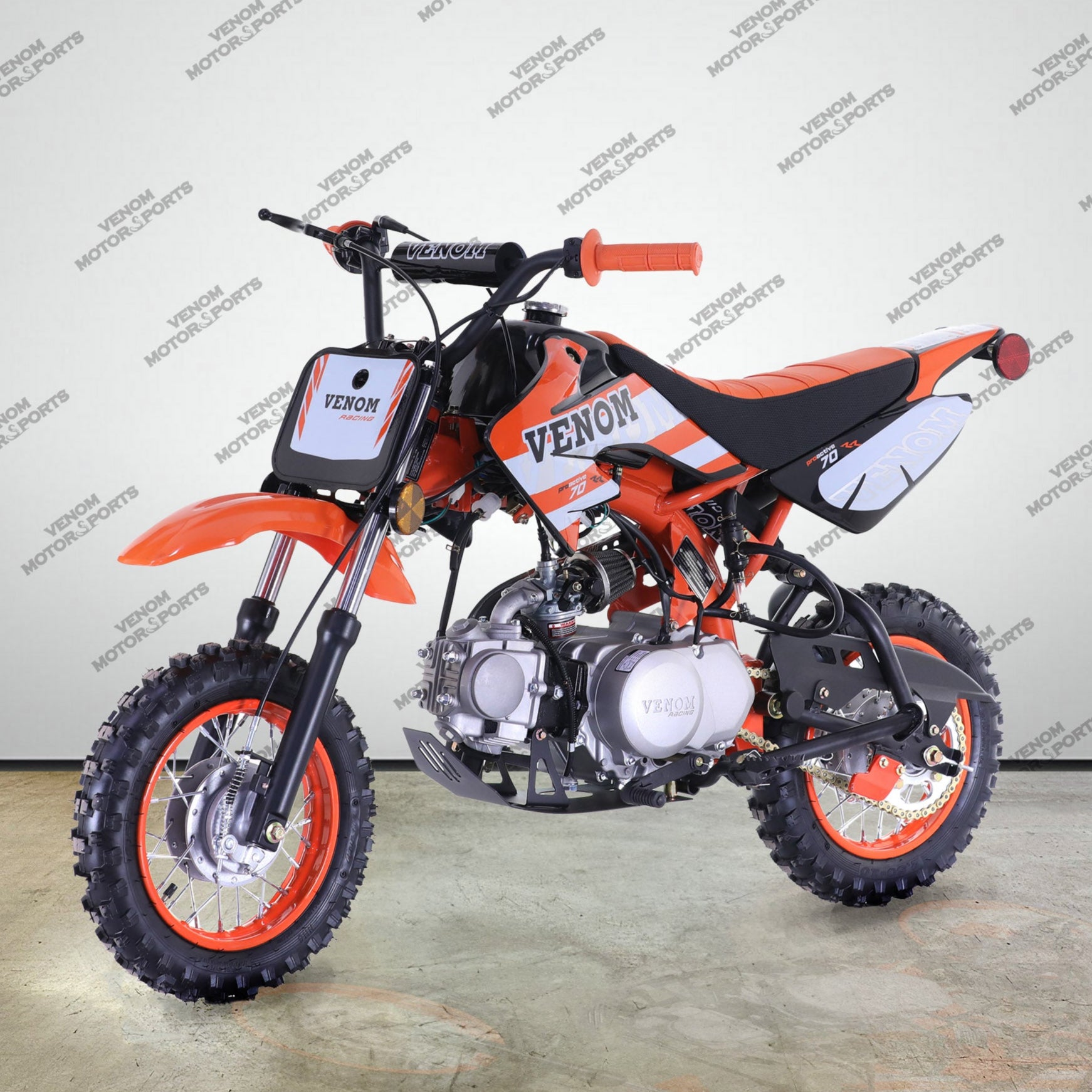 Venom MX70 70cc Dirt Bike for Adults & Teens - Fully Automatic Gas-Powered Off-Road Motorcycle - Perfect for Trail Riding, Backyard Fun & Off-Road Adventures
