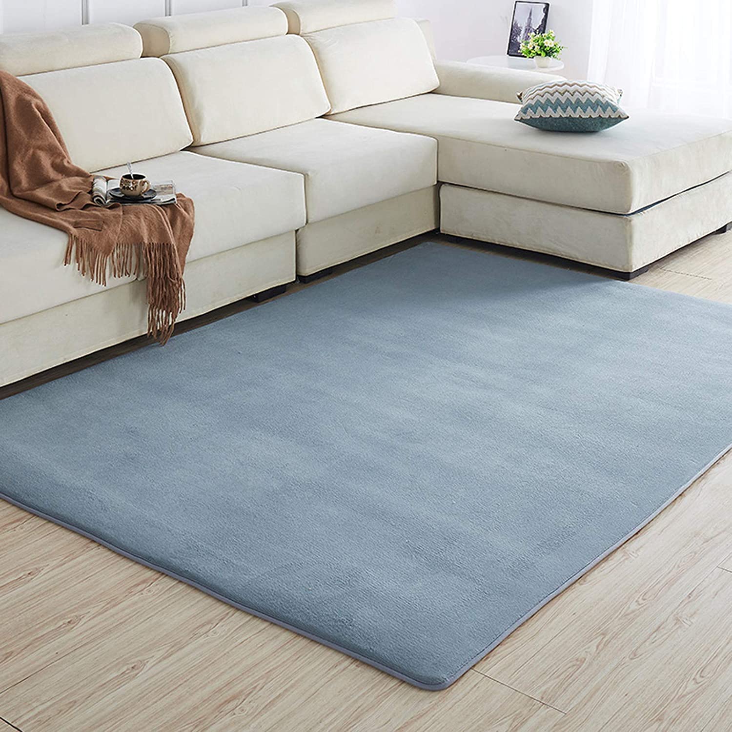 Premium Non-Slip Drum & Piano Rug - 2x1.4m Grey Soundproof Mat for Electronic Drums, Shock Absorption Floor Mat - Perfect for Home Studios, Music Practice Rooms & Stage Performances