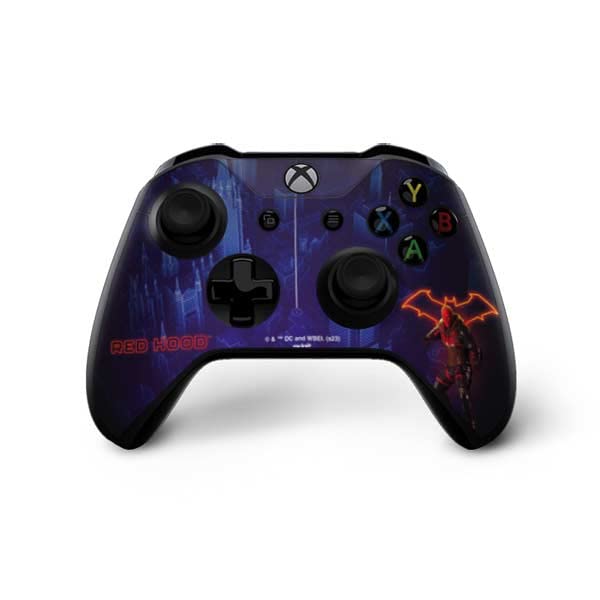 Officially Licensed Warner Bros Red Hood Gaming Skin for Xbox One X Controller - Custom Decal Sticker for Enhanced Grip & Style - Perfect for Gamers & Collectors