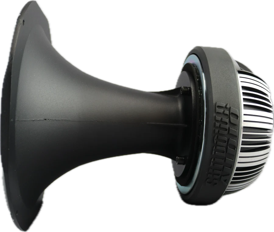 SHFTL 2 Throat Super Horn with Ferrite Magnet - High Power 12V Car Truck Boat Horn Pair for Loud Warning Sound | Perfect for Emergency Vehicles, Off-Road Trucks & Marine Use